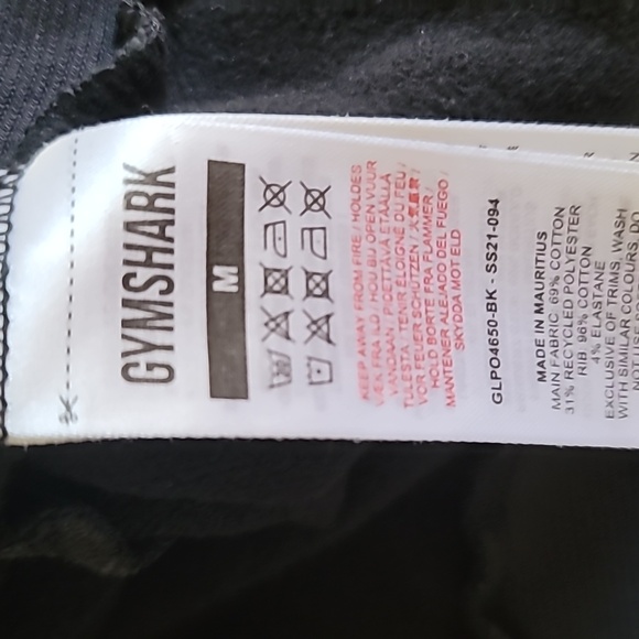 Gymshark cropped hoodie fleece lining SZ M - Picture 9 of 14